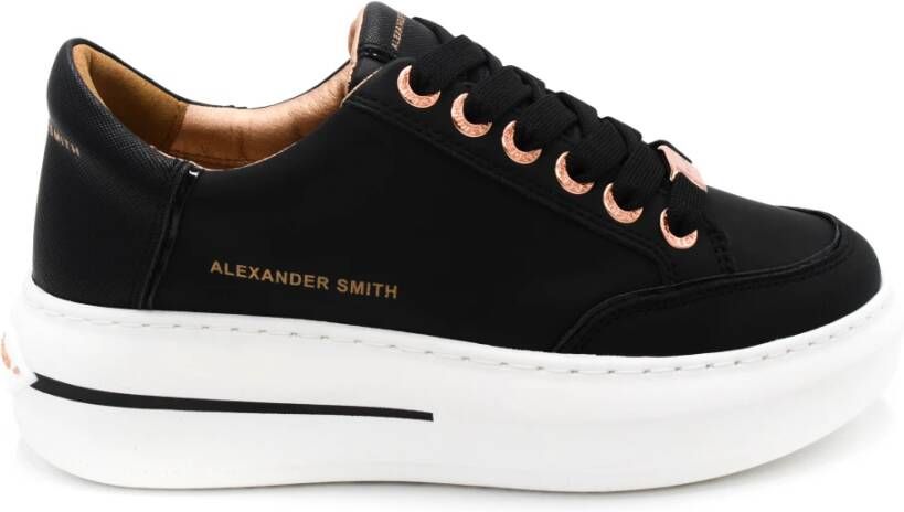 Alexander Smith Lancaster Lage Sneakers Black Dames
