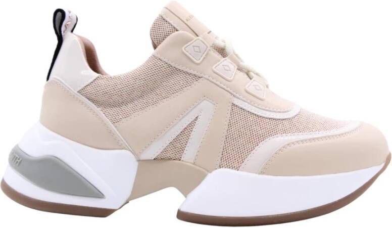 Alexander Smith Stijlvolle frambooskleurige sneakers voor vrouwen Beige Dames