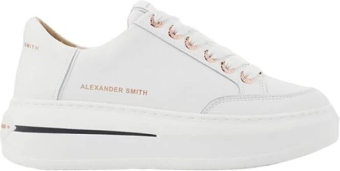 Alexander Smith Lancaster Woman Total White Sneakers White Dames