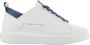 Alexander Smith Wembley Heren Wit Blauw Sportieve Leren Sneakers White Heren - Thumbnail 1