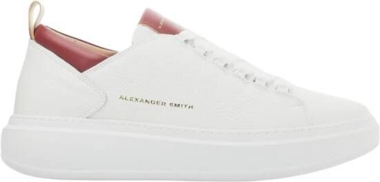 Alexander Smith Wembley Man White Red Sneakers Multicolor Heren
