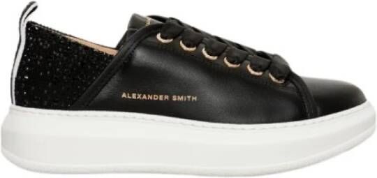 Alexander Smith Wembley Sneakers Zwart Leer