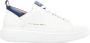 Alexander Smith Witte leren sneakers met blauwe details White - Thumbnail 16