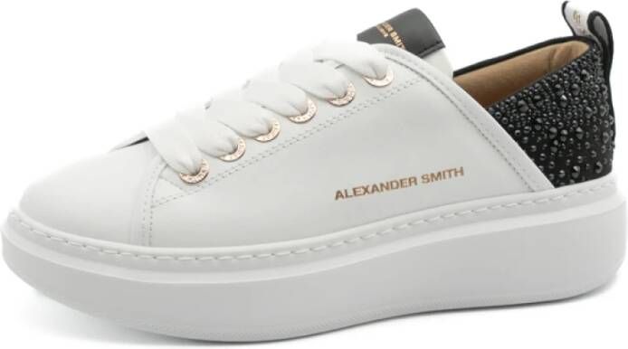 Alexander Smith Wembley Whiteblack Damesschoenen White Dames