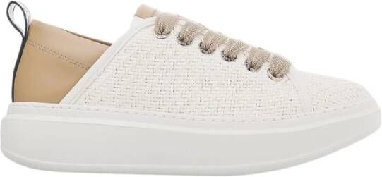 Alexander Smith Wembley Woman White Camel Sneakers Multicolor Dames