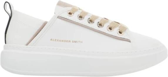 Alexander Smith Wembley Woman White Nude Sneakers White Dames