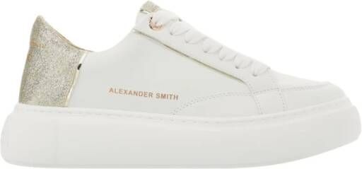 Alexander Smith Wit Goud Sneakers Multicolor Dames