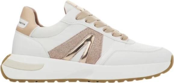 Alexander Smith Wit Koper Runner Sneakers White Dames