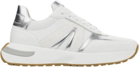 Alexander Smith Wit Zilver Hyde Vrouw Sneakers White Dames