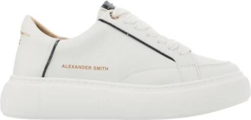 Alexander Smith Wit Zwart Sneakers White Dames