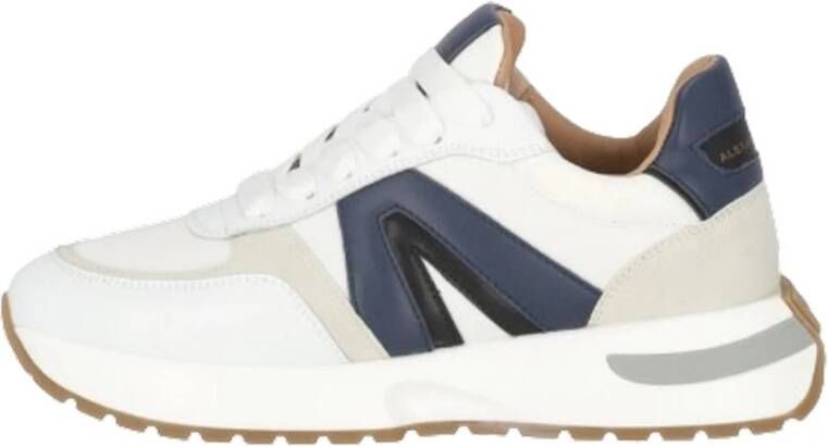 Alexander Smith Sneakers Wit Blauw Stijlvol Model White Heren