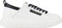 Alexander Smith Witte EcoWembley Sneakers met Blauwe Hiel - Thumbnail 1