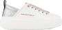 Alexander Smith Witte EcoWembley Sneakers met Zilveren Detail - Thumbnail 1