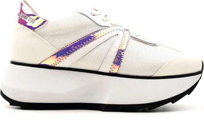 Alexander Smith Witte Iride Lage Sneakers White Dames