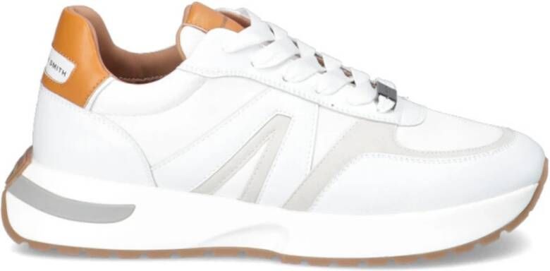 Alexander Smith Sneakers Wit Geel Herfst Winter 2023 2024 White Heren
