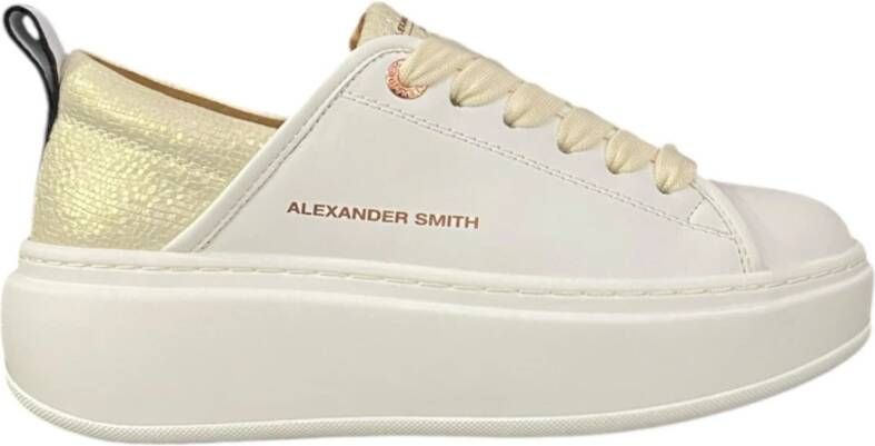 Alexander Smith Witte lage sneakers