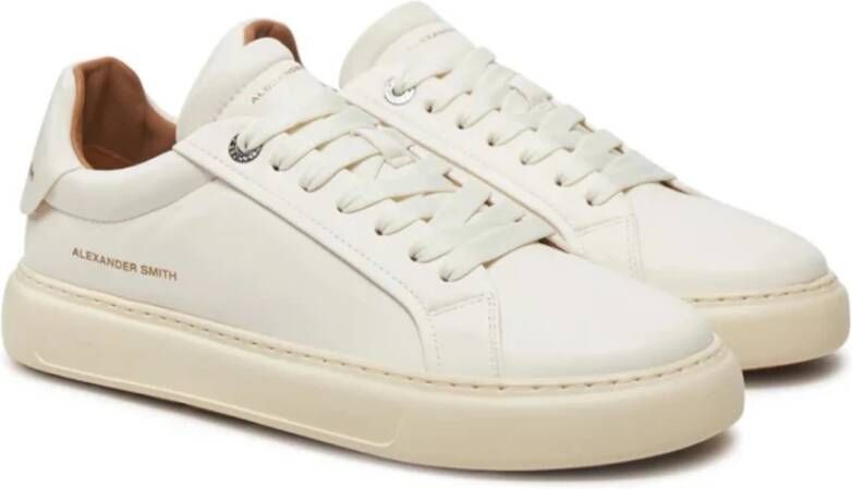 Alexander Smith Witte lage sneakers