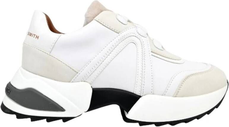 Alexander Smith Witte Leren Sneaker White Dames - Foto 3