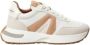 Alexander Smith Witte Leren Sneakers voor Verhoogde Stijl - Thumbnail 1