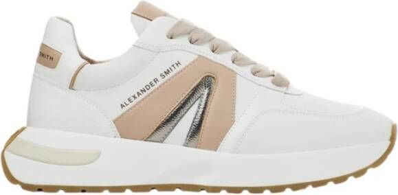 Alexander Smith Witte Nude Hyde Dames Sneakers White Dames