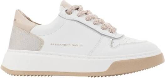 Alexander Smith Witte Nude Sneakers Elegante Stijl Multicolor Dames