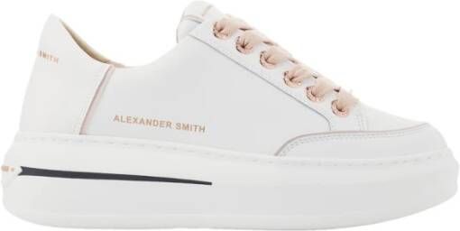Alexander Smith Witte Roos Lancaster Gate Sneakers Multicolor Dames