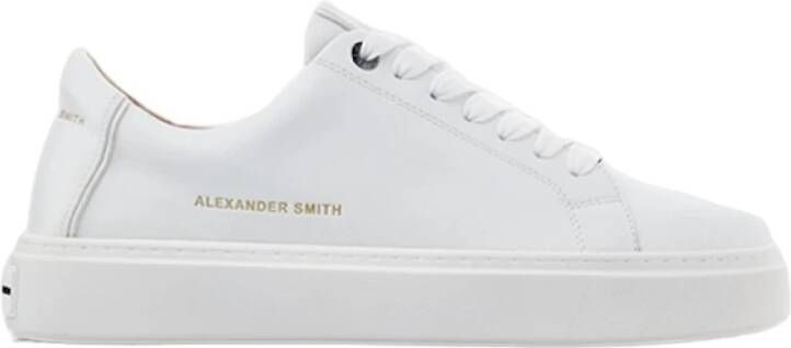 Alexander Smith Witte Sneakers Alazldm-9012 White Heren