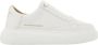 Alexander Smith witte sneakers met roségouden details White Dames - Thumbnail 1