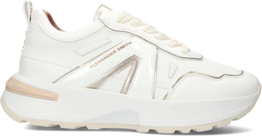 ALEXANDER SMITH Lage Sneakers Dames 2047 Maat: 40 Materiaal: Leer Kleur: Wit