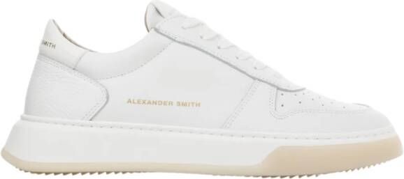 Alexander Smith Witte Total Man Sneakers White Heren