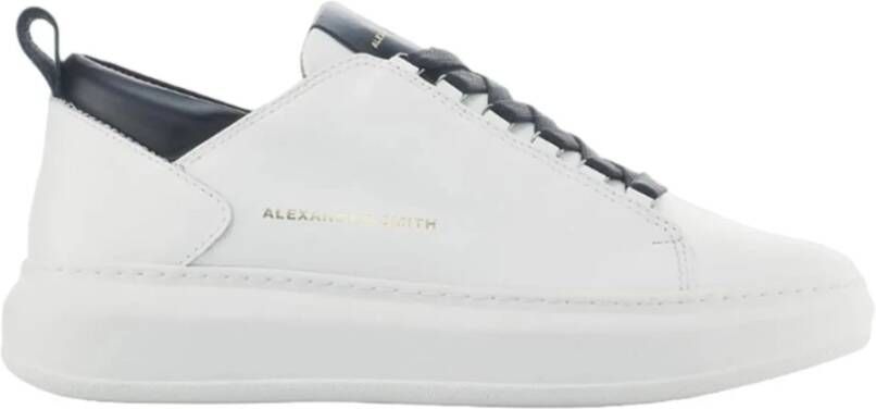 Alexander Smith Leren Sneaker W1U 80Wbk White Black White Heren