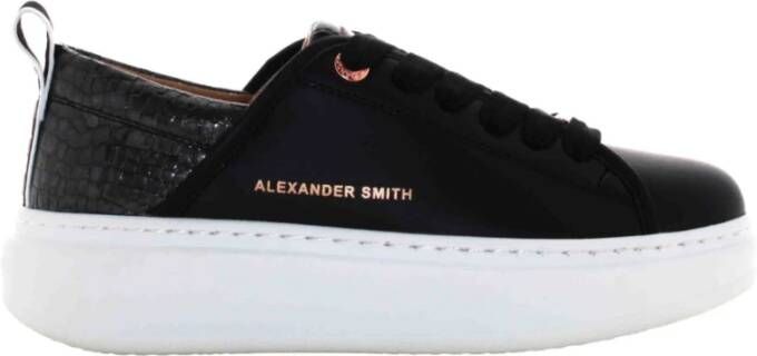 Alexander Smith Zwarte Eco Wembley Sneakers voor Vrouwen