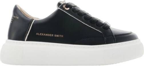 Alexander Smith Eco Greenwich Zwart Goud Sneaker Black Dames