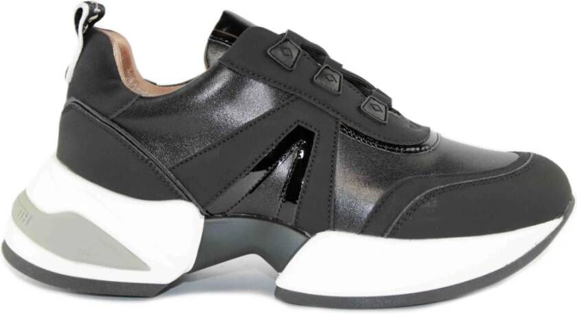 Alexander Smith Zwarte lakleren schoenen Black Dames