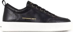 Alexander Smith Zwarte Leren Sneaker Black Heren