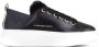 Alexander Smith Zwarte Leren Casual Sneakers - Thumbnail 1