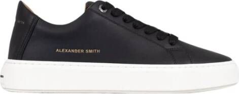 Alexander Smith Zwarte Londen Man Sneakers Black Heren
