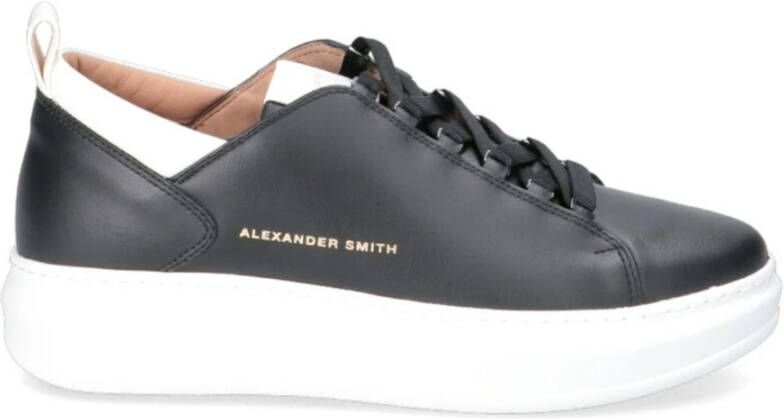 Alexander Smith Zwarte Sneakers Herfst Winter 2023 2024 Black Heren