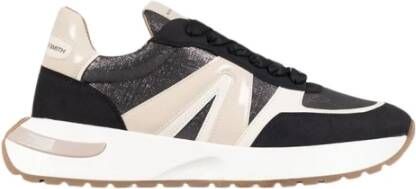 Alexander Smith Zwarte Koper Runner Sneakers Black Dames