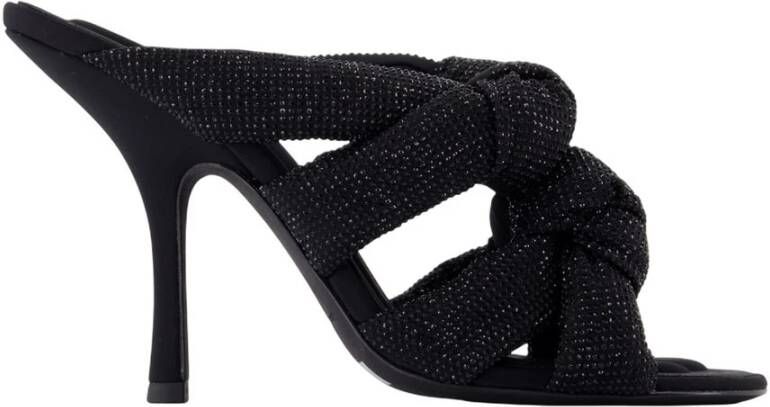 Alexander Wang 105mm Zwarte Nylon Sandalen
