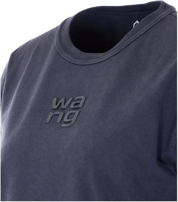 Alexander Wang Aangesloten T-shirt met Hotfix Logo - Foto 2