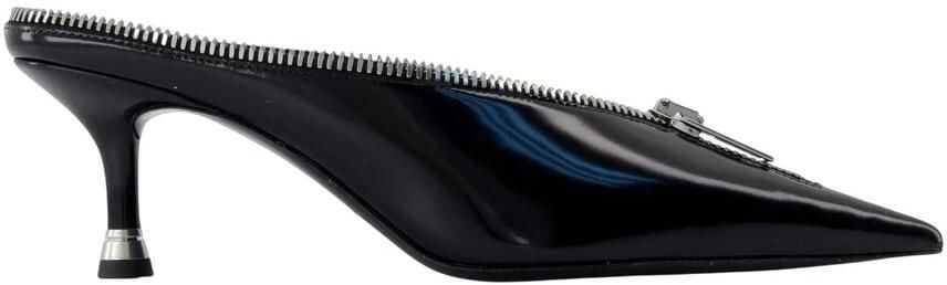 Alexander Wang Akila Zip Pointed Toe Mule