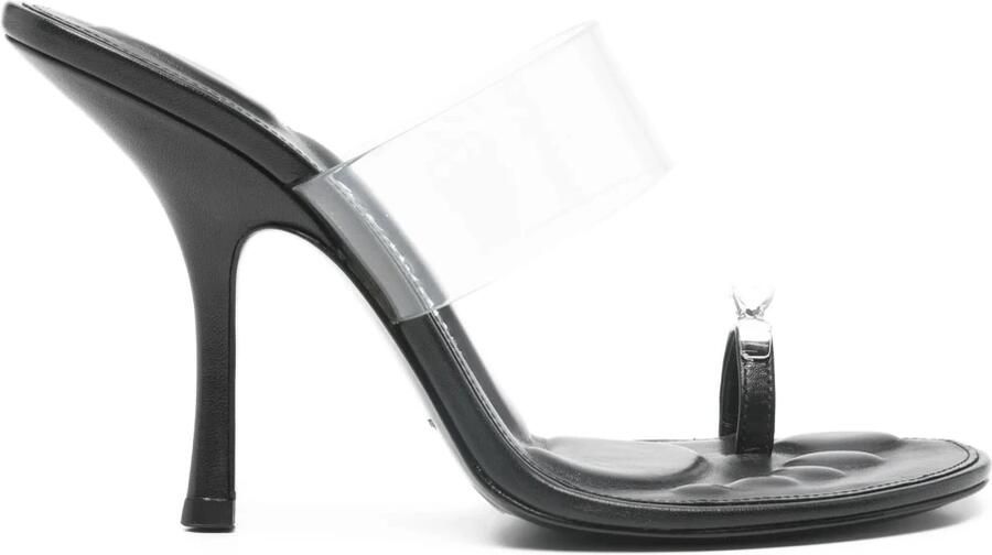 Alexander Wang Bianca 105mm Sandal w Crystal Toe Ring