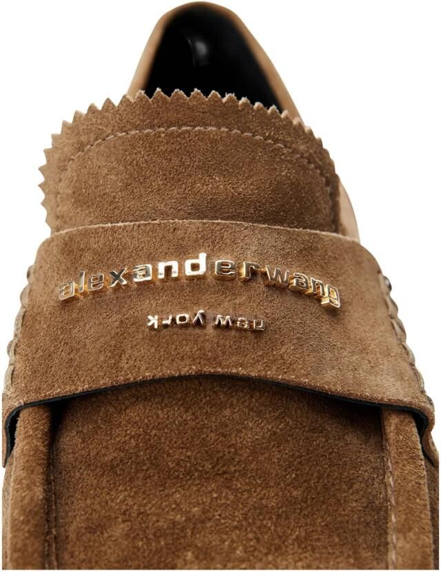 Alexander Wang Bruine Suède Penny Strap Schoenen