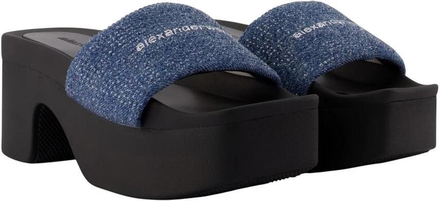 Alexander Wang Denim Hotfix Platform Sandalen - Foto 2