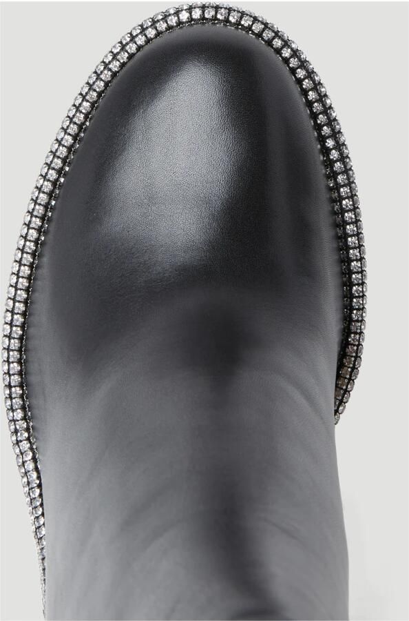 Alexander wang Leren Enkellaarzen Zwart Dames - Foto 2