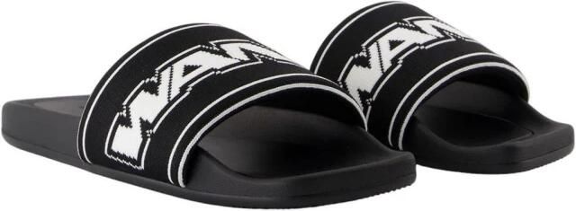 Alexander Wang Logo Slide Sandals