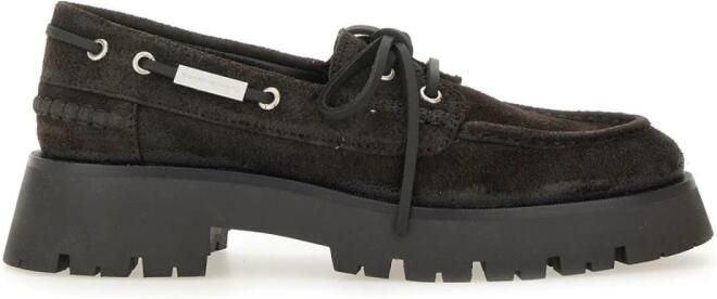 Alexander Wang Mocassins met dikke zool van suède