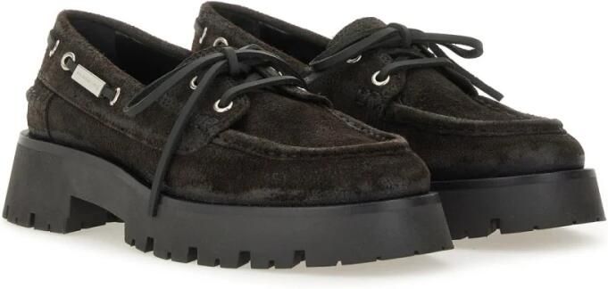Alexander Wang Chocolade Leren Laarzenchoenen