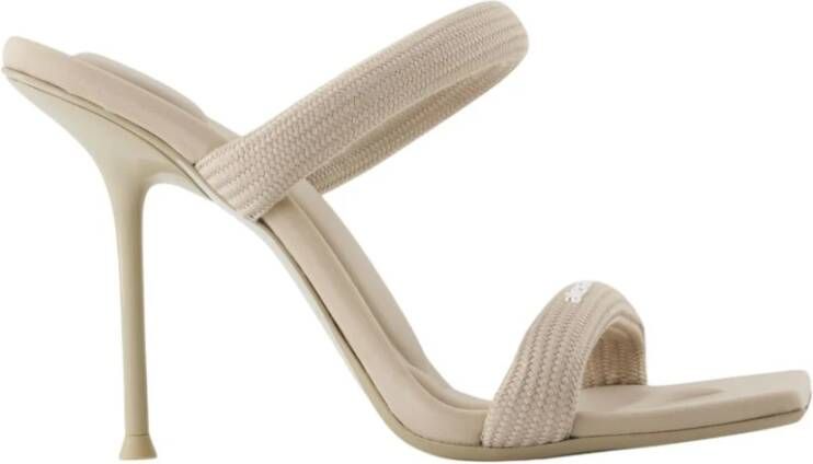 Alexander Wang Beige Tubulaire Band Sandalen